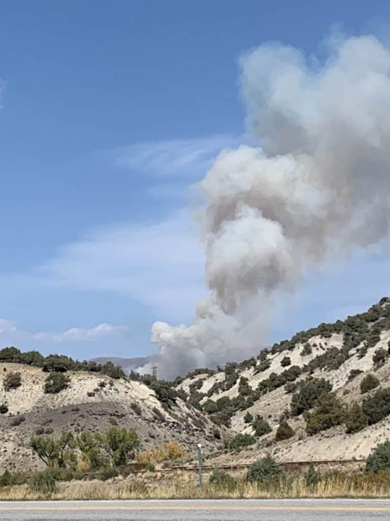 Wildfire near Wolcott grows to 100 acres, Highway 131 reopens